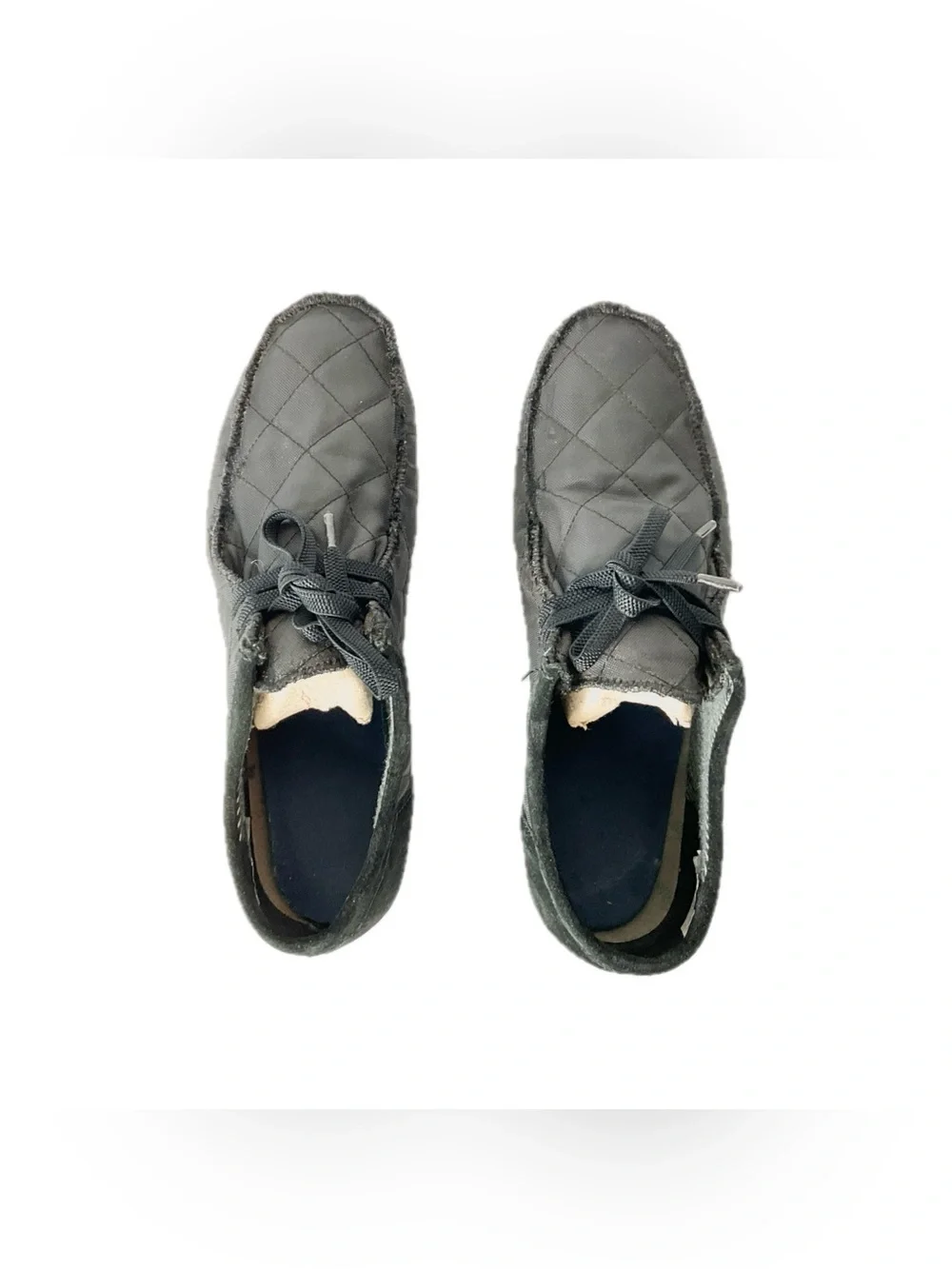 Clarks Quilted Slip-On Loafers in Black Size 8M